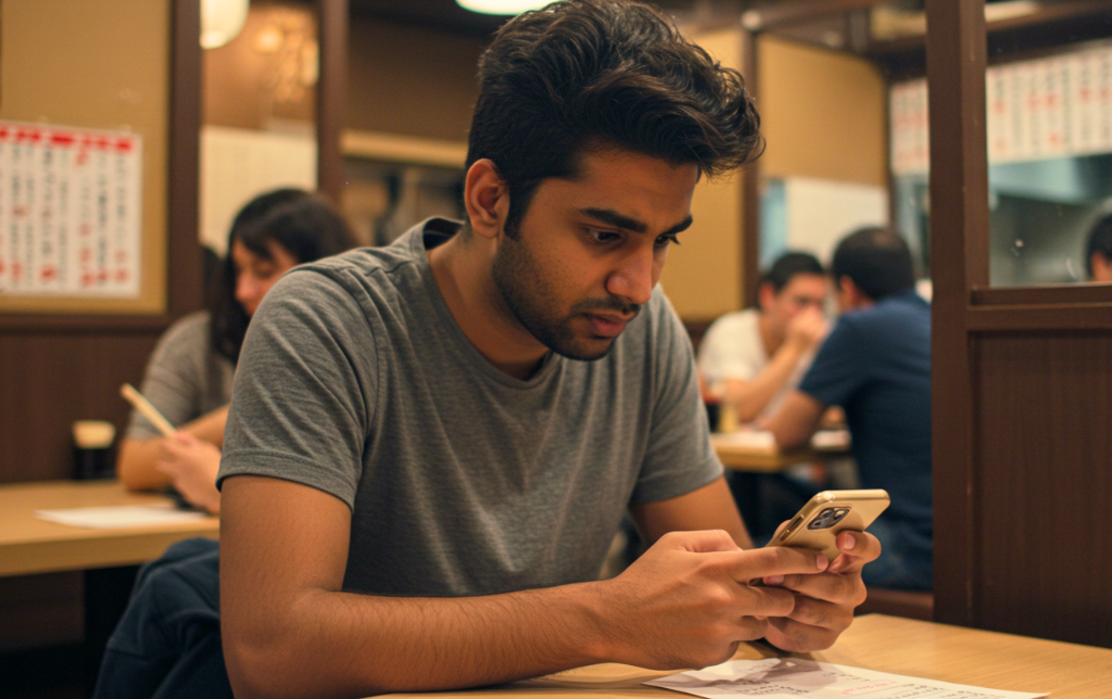 Is it difficult to order food in a Japanese restaurant?